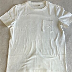 Taylor Stitch Heavy Bag Short Sleeve in White